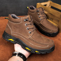 Zapatos de hombre al aire libre de terciopelo de piel de vaca de primera capa de cuero mate de alta calidad - details 9