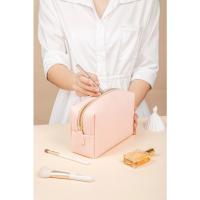 Bolsa de Higiene Personal Portátil de Cuero PU Impermeable, Organizador de Cosméticos para Mujeres - details 14