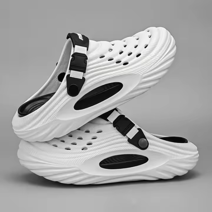 Zapatillas de verano originales de diseñador, zuecos para hombre, sandalias de playa con plataforma para mujer, calzado informal antideslizante para exteriores, sandalias para hombre - 1