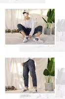 Zapatos blancos Agan de suela delgada, transpirables, versátiles, de tela, sin cordones, estilo alemán, para hombre, entrenamiento, 2025. - details 1