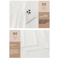 Pantalones de Pierna Ancha de Tencel Encaje Alto Cintura, Ajuste Suelto, Estilo de Verano, Mangas Largas - details 11