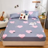 Sábana Ajustable Impermeable Cubierta de Cama Elástica Amigable con la Piel Estilo Floral - details 18