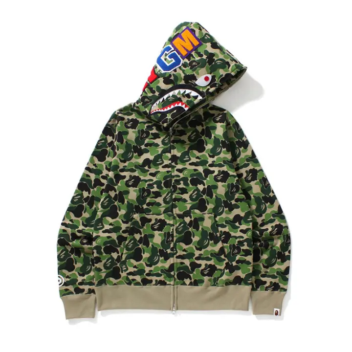 Chaquetas Shark para hombre y mujer, sudaderas con capucha del mismo camuflaje, suéteres sueltos informales para parejas, a la moda - 1