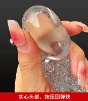 Mace pene cover agrandado audaz hombres adultos productos sexuales condón crecimiento engrosado metamorfosis de partículas grandes - details 8