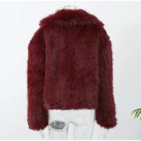 Abrigos de piel sintética esponjosos con solapa marrón Vintage para mujer, chaquetas gruesas y cálidas de manga larga, prendas de vestir informales de calle para invierno 2024 - details 17