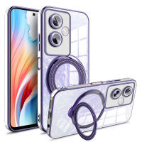 Funda De Soporte de Anillo Magnético Transparente, Galvanoplastia Para OPPO A79 5G - details 9