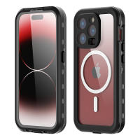 Funda impermeable IP68 para iPhone 16, 15, 14, 13 Pro Max, carga inalámbrica, soporte MagSafe, a prueba de polvo, a prueba de golpes, protección completa 360 - details 12