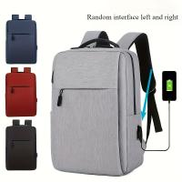 Mochila para portátil de viaje, resistente y duradera, ideal para negocios, con gran capacidad e impermeable, perfecta para la escuela universitaria, regalo unisex, mochila para portátil de viaje universal para hombres y mujeres, hecha de material - details 4