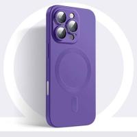Magsafe-funda magnética negra de lujo para iPhone, protector de lente antideslizante mate de silicona suave, 16, 15, 14, 13, 12, 11 Pro Max Plus - details 16