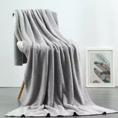 Paños de microfibra súper absorbentes, Toalla de baño, toalla de ducha, fibra Superfina, suave y cómoda - 1