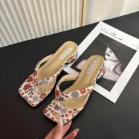 Estilo nacional nuevo verano hermoso desgaste exterior zapatillas versátiles pellizcar falda Internet celebridad antideslizante chanclas moda francesa mujeres - details 6