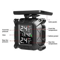 Monitor de energía Solar TPMS para motocicleta, sistema de alarma con Sensor de temperatura y control de presión de neumáticos en tiempo Real - details 7
