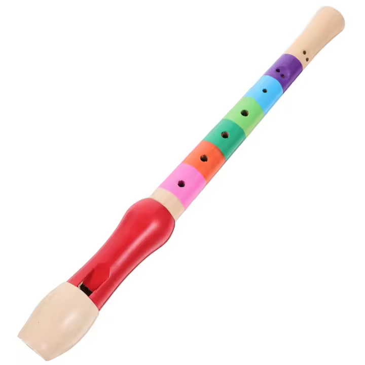 Instrumento de flauta Soprano de madera, grabador de 8 agujeros para Educación Temprana, instrumento Musical de viento de mader - 1
