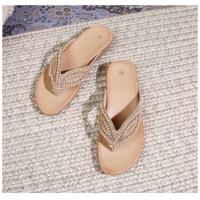 Sandalias Bohemias Mujer 2025 con Cristales - Punta Redonda y Suela Plana |   Zapatos de Verano Elegantes para Playa y Paseos Urbanos - details 32
