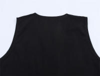 ZOCI- novedad de verano, camiseta sin mangas de mezcla de lino con bordado hueco resistente a la moda para mujer - details 4