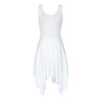 Tutú de ballet para mujer adulta con tirantes finos, vestido contemporáneo de gasa asimétrico, trajes de danza lírica - details 40