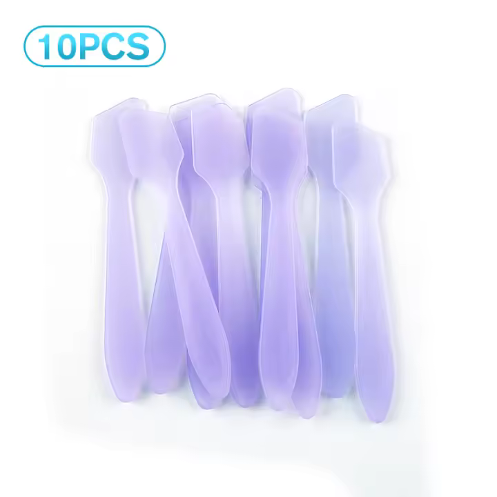 Mini espátulas cosméticas para crema Facial, mascarilla de maquillaje, cuchara mixta, aplicador de maquillaje Facial para ojos, palos, herramientas de belleza DIY, 10 Uds. - 1
