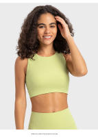 SHINBENE Top Deportivo de Cubierta Completa para Mujeres Ajuste Delgado, Alta Cuello, Largo Línea, Bra De Yoga y Gimnasio Athletico - details 2