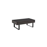 Juego de 2 Mesas de Centro Mesitas de Café con Patas de Metal Estilo Industrial para Salón Comedor Sala de Estar 90x48x42 cm y 59x42x36 cm Marrón Rústico - details 8
