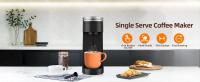Cafetera de servicio individual delgada 2 en 1 para taza K y café molido, Mini máquina de café de viaje de una taza para el hogar, escritorio, cocina y dormitorio, se adapta a la taza de viaje - details 0
