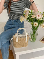 Diseño de bolso bolso de mujer bolso de paja nuevo bolso de playa de verano bolso tejido de moda bolso de mensajero - details 13