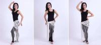 Ropa de baile de mezclilla hecha a mano para mujer, borla, cinturón de crochet triangular, danza del vientre, pañuelo de cadera ENCE - details 5