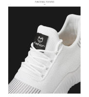 Zapatos para caminar para hombre, zapatillas transpirables a la moda, con cordones, suaves, para deportes al aire libre, informales - details 4