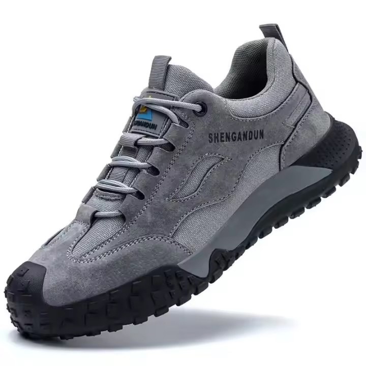 Zapatos de trabajo anticompresión con puntera de acero, botas de seguridad industrial antipinchazos, resistentes a quemaduras, electricista - 1