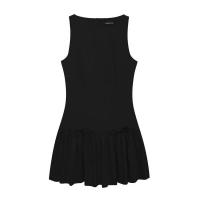 Vestido corto sin mangas con lazo de cinco colores estilo primaveral - details 33