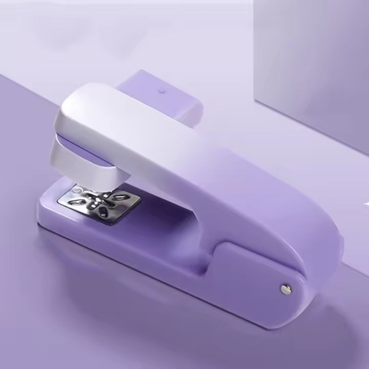 Grapadora de escritorio giratoria de 360 ​​grados, uso 24/6, 26/6 grapas, máquina grapadora giratoria de fácil uso, portátil, resistente - 1