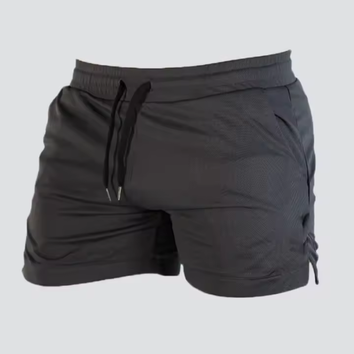 Pantalones Cortos de Gimnasio para Hombres Malla de Entrenamiento de Bodybuilding - 1