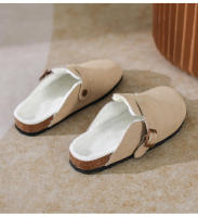 Zapatillas de casa de invierno Zuecos de mujer de felpa con plantilla ortopédica - details 19