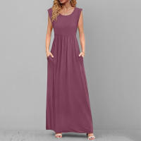 2025 primavera nueva ropa de mujer europea y americana temperamento de moda y elegante estilo de viajero simple vestido de cintura alta mujeres - details 1