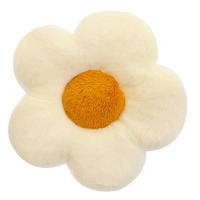 Cojín de Asiento de Margaritas de Peluche Forma de Girasol Almohada de Asiento de Dormitorio para Niños y Niñas Decoración de Oficina Cojines de Sofá Juguetes de Peluche 35cm - details 3