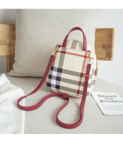 Mochila a cuadros para niñas, nueva versión coreana, Bolso pequeño cruzado a la moda, 2024 - details 12