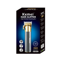 Kemei-cortadora de pelo profesional potente, máquina de corte de pelo recargable, inalámbrica, para barbero - details 6