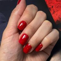 24PCS Uñas Postizas Cuadradas Rojo Tinto Con Inlay De Brillo Plateado Elegancia Exquisita Moda Generosa Para Citas Y Comidas - details 3