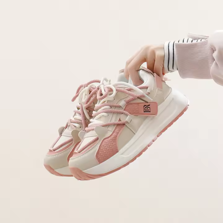 Zapatillas de Malla de Estilo Coreano para Mujer Primavera 2025 Zapatos Casuales Transpirables para Estudiantes - 1