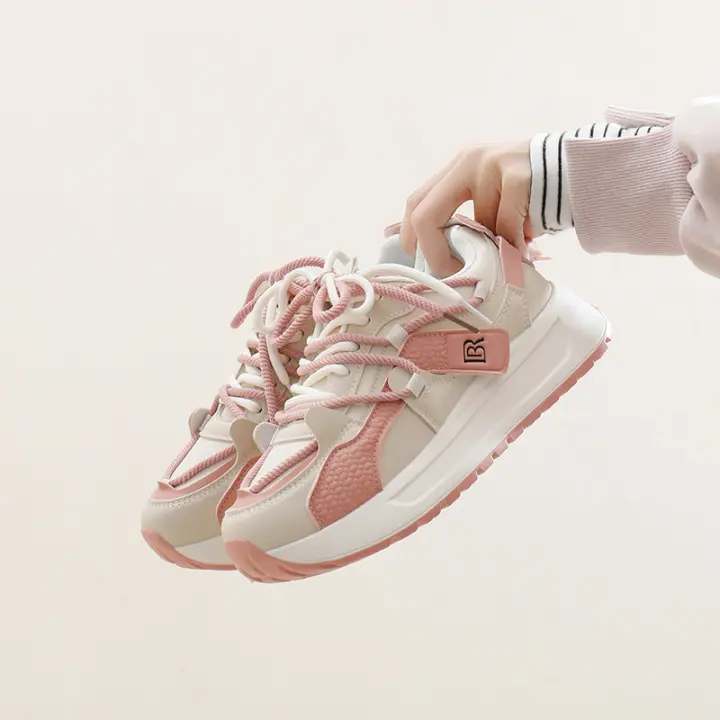 Zapatillas de Malla de Estilo Coreano para Mujer Primavera 2025 Zapatos Casuales Transpirables para Estudiantes - 1
