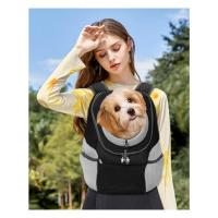 ALLSOPETS Mochila para perros con ventana de malla transpirable con apertura frontal portátil para gatos que viaja con mascotas verde - details 4