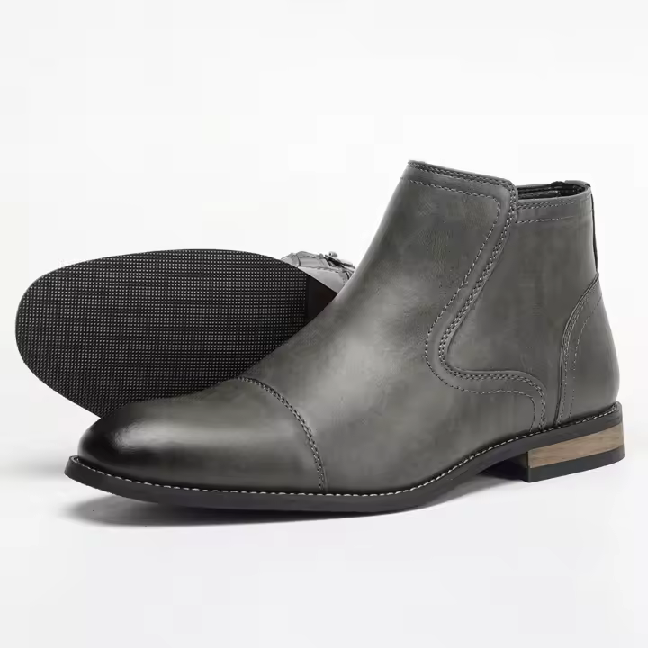 Moda masculina, cómoda e boo, boo de cuero. - 1