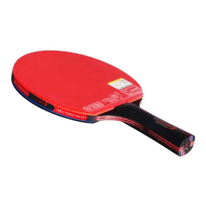Raqueta de tenis de mesa de carbono 9,8, raqueta de entrenamiento, paquete individual, raqueta de competición, raqueta recta cruzada - 1