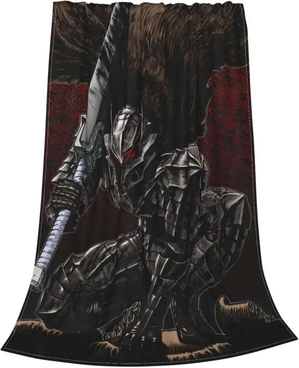 Manta Berserk de Anime, manta ligera y suave para todas las estaciones, para dormitorio, sofá, decoración del hogar - 1