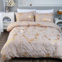 Funda de edredón suave y cómoda para dormitorio, conjunto de ropa de cama, 3 piezas - details 1