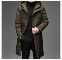 Chaquetas con capucha de plumón de pato blanco para hombre Parka impermeable gruesa y cálida de invierno para hombre Chaquetas de plumón Parka larga - details 9