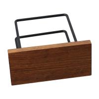 Servilletero de madera Original para decoración de comedor, soporte de pie, dispensador de servilletas, artesanía de madera - details 4