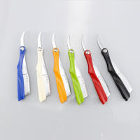 Cuchillo de afeitar con mango de madera para hombre, herramienta de corte de pelo de barbero profesional, plegable y recto - details 12