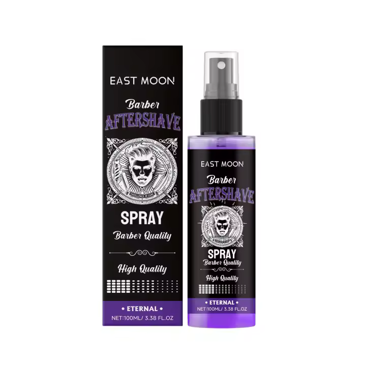 EAST MOON Fragancia Después del Afeitado Suave, Limpio, Nutritivo, Hidratante y Refrescante Esencia en Spray para Barba de Hombre - 1