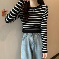 2025 Otoño Moda Mujer Jersey Suéteres Jersey de punto Tops de manga larga Invierno Básico sólido suave suéter femenino - details 7