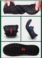 Sandalias deportivas informales ligeras de piel de cerdo para hombre con logo de canguro, correas antideslizantes, estilo de caminar de verano, tenis transpirables - details 5